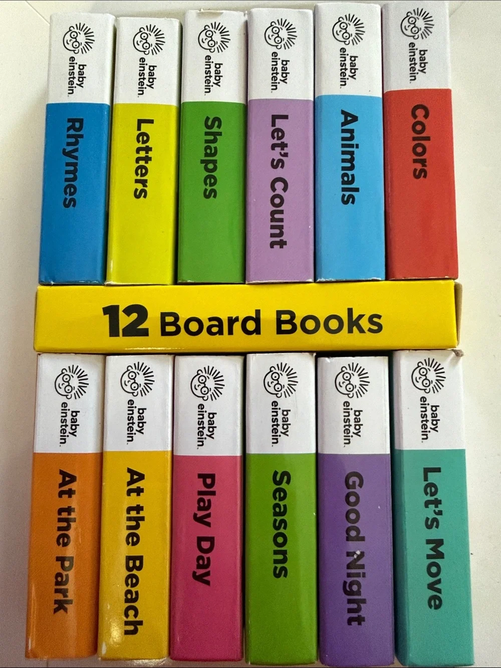 Baby Einstein 12-Book Board Books Set - GUC